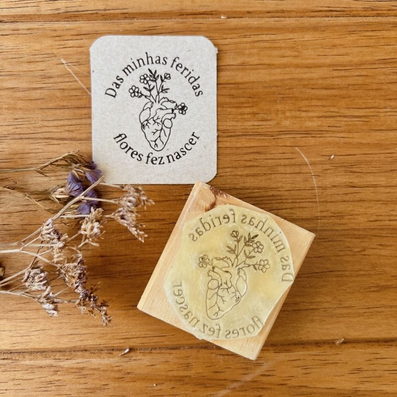 CARIMBO DAS MINHAS FERIDAS FLORES FIZ FLORESCER