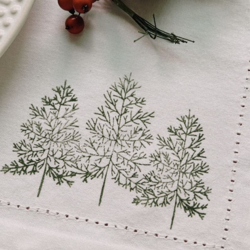 Conjunto natalino para jogo americano